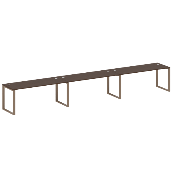 Рабочая станция Metal System Style БО.СМ-3.5 5400x720x750 (Венге Цаво/Мокко металл)