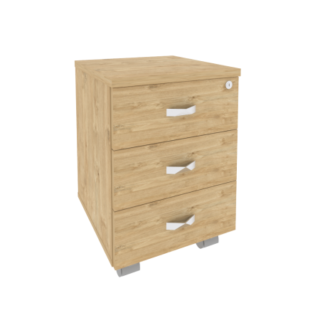 Тумба мобильная Onix O.TM-3 432x460x611 (Тиквуд Светлый)