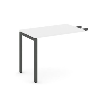 Брифинг-приставка SN-4P.BR-003 (980х600х750) (Белый/Металл Антрацит)