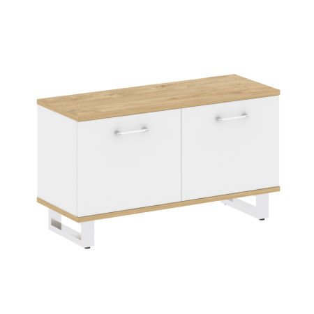 Греденция малая Shift SK.GR-M (1200x450x680) (Тиквуд Светлый-Белый Бриллиант)