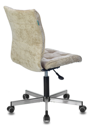 Кресло CH-330M песочный Light-21 крестов. металл хром (Песочный)