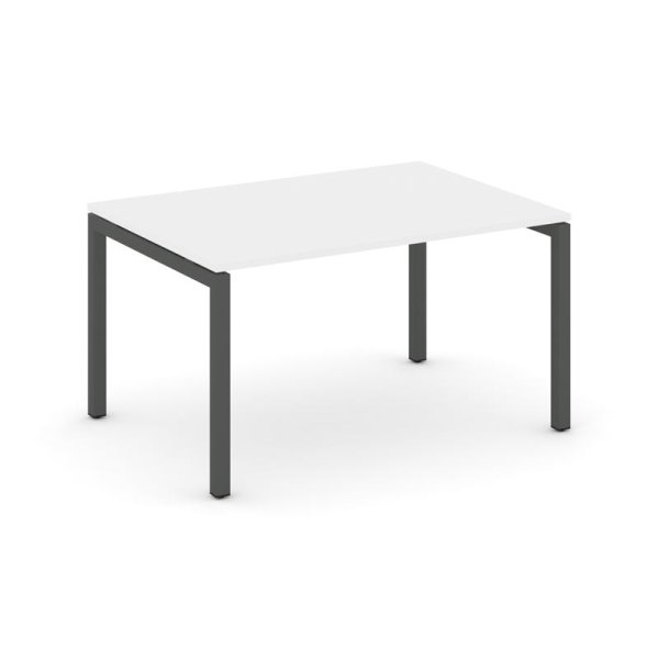 Стол переговорный SN-5P.SPRG-001.3 (980х980х750) (Белый/Металл Антрацит)