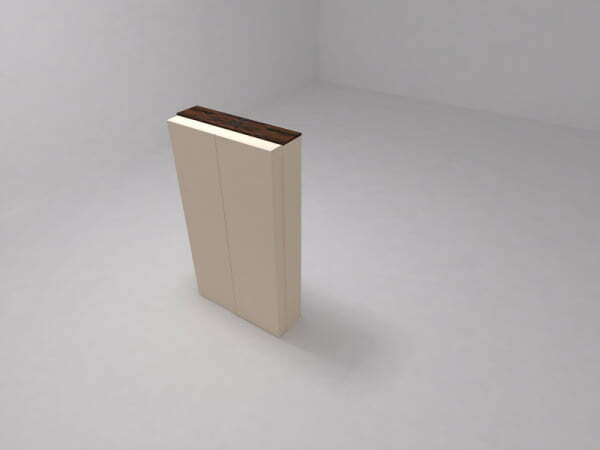 Декоративный топ для шкафа Brix BR.00.49 1240x270x20 (Бежевый (акрил))