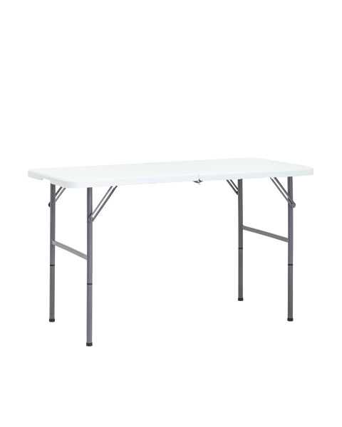 Стол складной чемодан пластиковый Кейт 120 (Стол складной Кейт белый)