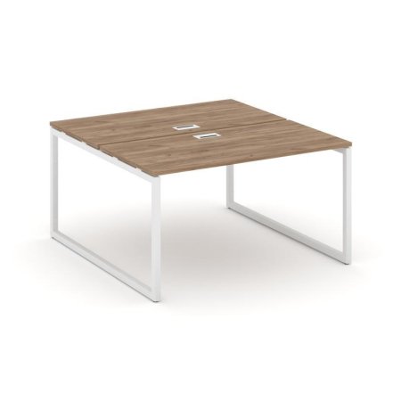 Рабочая станция 2-х сторонняя SN-4O.DRS-023 (1380х1632х750) (Дуб Табак/Металл Белый)
