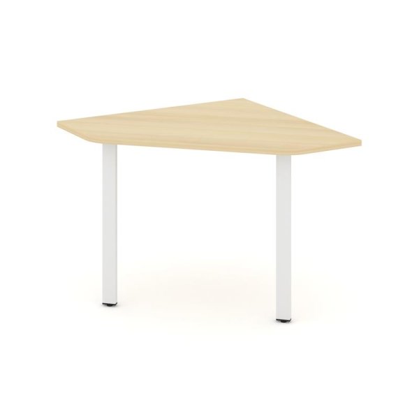 Угловой элемент переговорного стола SN-6.UPRG-001 (1180х1180х750) (Акация Лорка/Металл Белый)