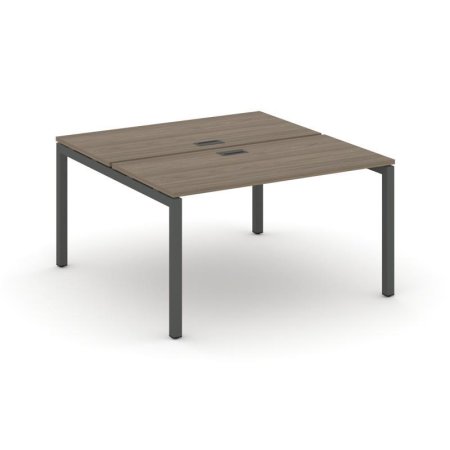 Рабочая станция 2-х сторонняя SN-5P.DRS-013 (1380х1432х750) (Вяз Благородный/Металл Антрацит)