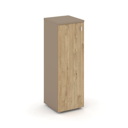 Шкаф средний узкий левый ES.SU-2.3 (L) (400х420х1207) (Латте/Тиквуд Светлый)