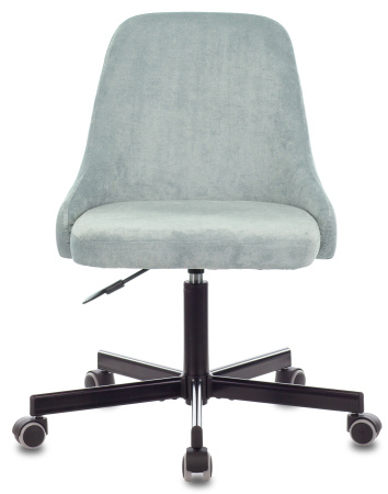 Кресло CH-340M серо-голубой Light-28 крестов. металл (Серо-голубой)