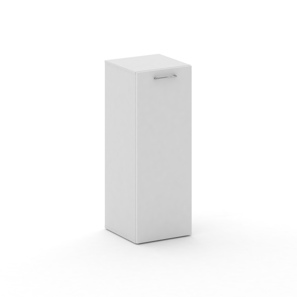 Шкаф узкий средний Cross CRU.SU-202 (R) (450x460x1202) (Белый Бриллиант UM)