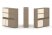Тумба двойная + высокая надставка ES.NB.2V-27 (1500х410х1520) (Латте/Тиквуд Светлый)