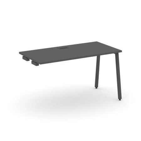 Стол-приставка к опорным элементам SN-4A.OPRS-014 (1580х700х750) (Антрацит/Металл Антрацит)