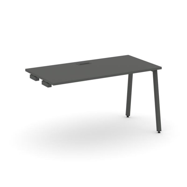 Стол-приставка к опорным элементам SN-4A.OPRS-004 (1580х600х750) (Антрацит/Металл Антрацит)