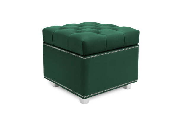 Пуф Marcele 400 (420x420x450) Изумрудный (Изумрудный)