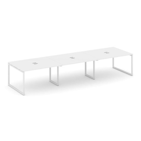 Стол переговорный SN-4O.SPRG-053 (4410х1180х750) (Белый/Металл Белый)