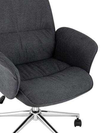 Стул офисный Simona серый (Офисное кресло Simona серый)