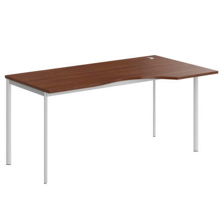 Стол эргономичный правый Имаго-С CA-1SR 1600x900x755 (Орех французскийБелый)