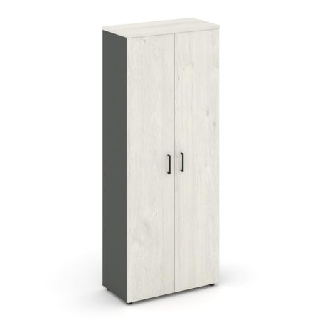 Шкаф высокий широкий SN.STS.E-108 (796х400х1982) (Антрацит/Дуб Наварра)