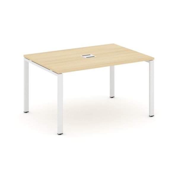 Стол переговорный SN-6P.SPRG-001 (980х980х750) (Акация Лорка/Металл Белый)