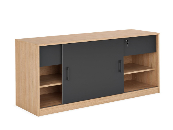 Сервисная тумба TOWER (1500х470х650) (Дуб Честерфилд/Антрацит)