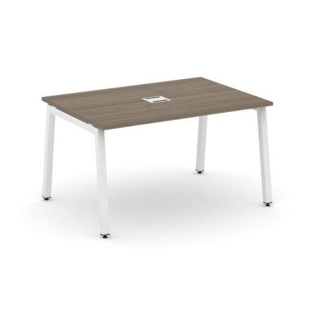 Стол переговорный SN-5A.SPRG-001 (980х980х750) (Вяз Благородный/Металл Белый)