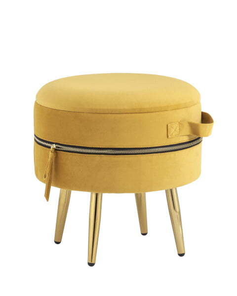 Пуф Тильда велюр охра (Пуф Тильда охра)