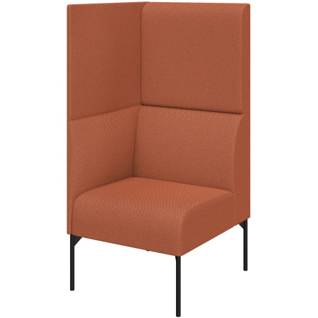 Диван Бридж. Модуль 1-местный правый высокий. (Модуль 1-местный правый высокий sweet_orange)