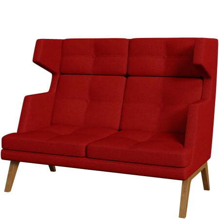 Диван офисный 2-х местный высокий Беверли (Диван 2-местный высокий bravo_v_19)