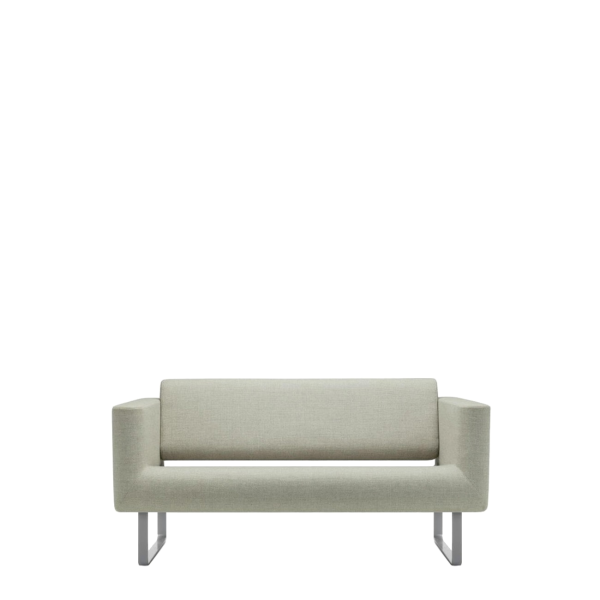 Диван офисный Орбис (М-23) 2-х местный (Белый)