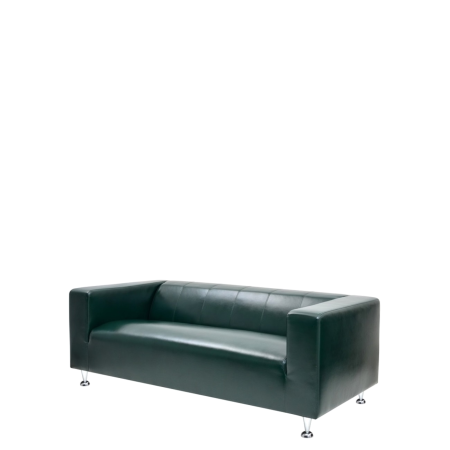 Диван офисный Рольф (С-300) 3-х местный (опоры 80 мм) (Зеленый)