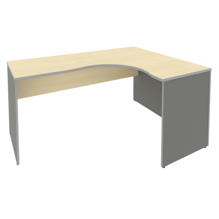 Стол криволинейный Riva А.СА-4 Пр 1600x1200x750 (Клен-Металлик)