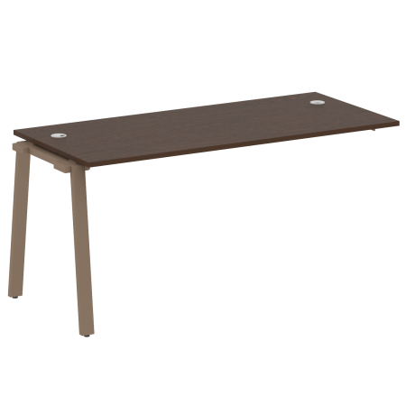 Проходной наборный элемент рабочей станции Metal System Style БА.ПРС-СП-1.4 1600x720x750 (Венге Цаво/Мокко металл)