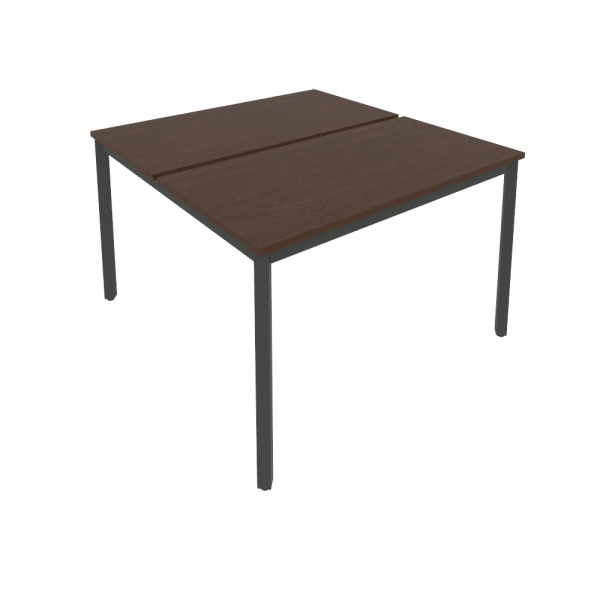 Рабочая станция на металлокаркасе Slim С.СП-4.2 1180x1235x750 (Венге Цаво/Антрацит металл)