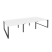 Рабочая станция на О-образном м/к Onix O.MO-D.RS-6.2.8 3540x1635x750 (Тиквуд Темный/Белый Металл)