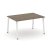 Стол переговорный SN-6A.SPRG-002.3 (1180х980х750) (Тиквуд Светлый/Металл Антрацит)