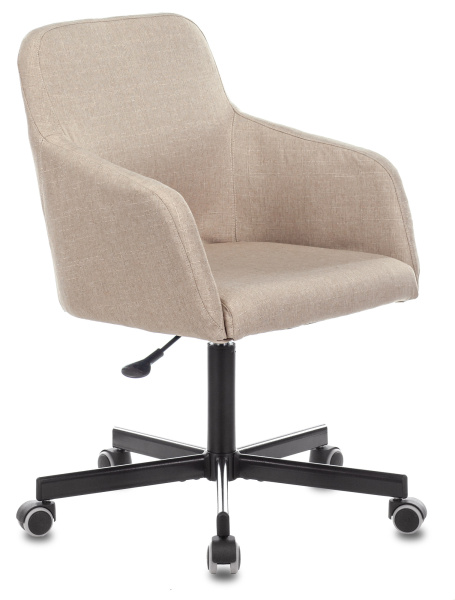 Кресло CH-380M миндальный каппучино 38-402 крестов. металл (Бежевый)