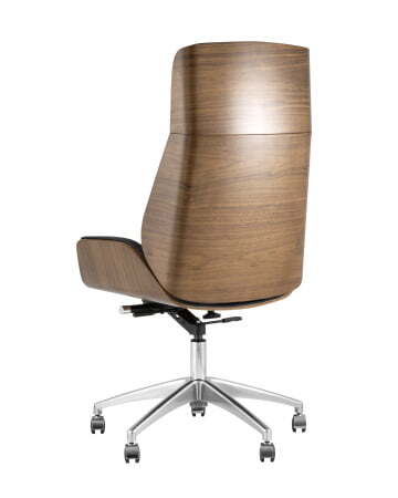 Кресло руководителя TopChairs Crown черное (Компьютерное кресло Crown черный)