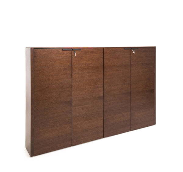 RAIL Шкаф для бумаг с гардеробом (Дуб табак)