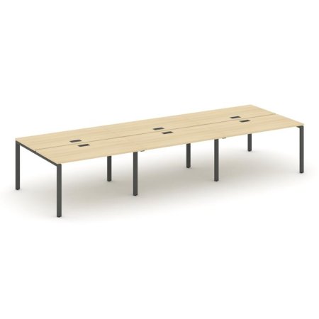 Рабочая станция 2-х сторонняя SN-6P.DRS-082 (3540х1632х750) (Акация Лорка/Металл Антрацит)