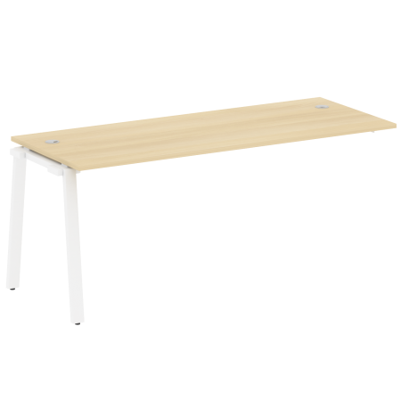 Проходной наборный элемент рабочей станции Metal System Style БА.ПРС-СП-1.5 1800x720x750 (Акация/Белый металл)