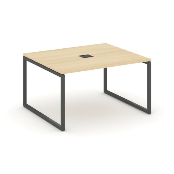 Стол переговорный SN-4O.SPRG-032 (1180х1180х750) (Акация Лорка/Металл Антрацит)