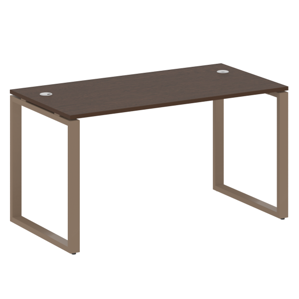 Стол письменный Metal System Style БО.СП-3 1400x720x750 (Венге Цаво/Мокко металл)