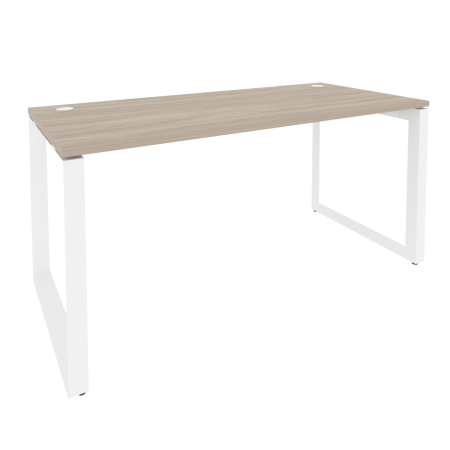 Стол рабочий на О-образном м/к Onix O.MO-SP-4.7 1580x720x750 (Дуб Аттик/Белый Металл)