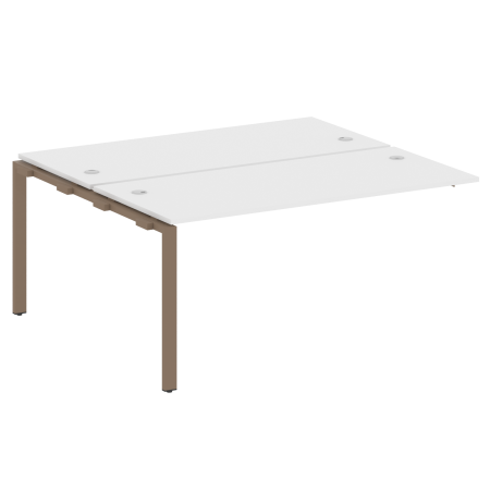 Проходной наборный элемент рабочей станции Metal System Style БП.ПРС-СП-2.4 1600x1475x750 (Белый/Мокко металл)