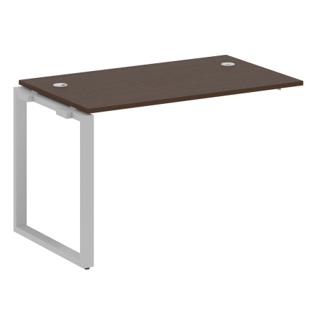 Проходной наборный элемент рабочей станции Metal System Style БО.ПРС-СП-1.2 1200x720x750 (Венге Цаво/Серый металл)