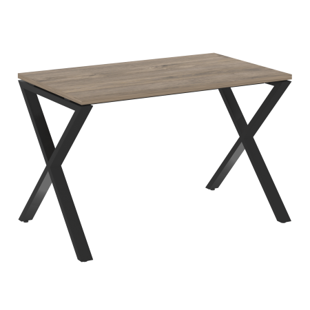 Стол рабочий VR.L-SRX-2.7 1180x720x750 (Тиквуд Темный/Черный металл)