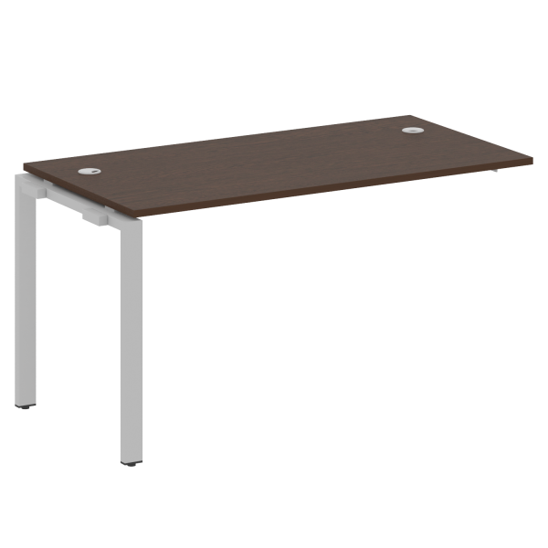 Проходной наборный элемент рабочей станции Metal System Style БП.ПРС-СП-1.3 1400x720x750 (Венге Цаво/Серый металл)