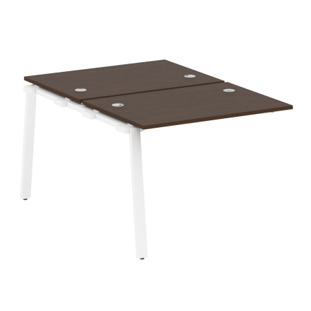 Проходной наборный элемент рабочей станции Metal System Style БА.ПРС-СП-2.1 1000x1475x750 (Венге Цаво/Белый металл)