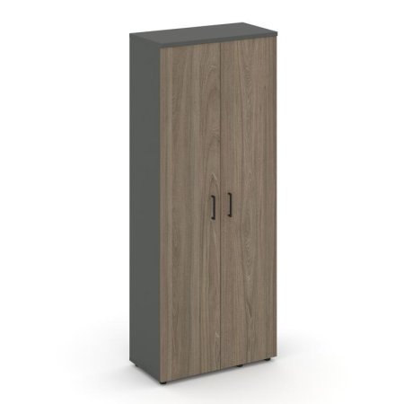 Гардероб широкий неглубокий SN.GB.E-003 (796х400х1982) (Антрацит/Вяз Благородный)