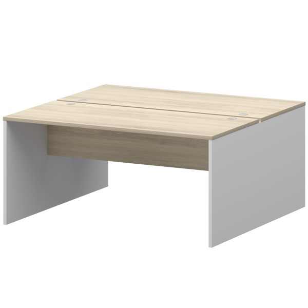 Бенч двойной Смарт СМСР25-2.16.60 1600x1236x750 (Белый/Кронберг)